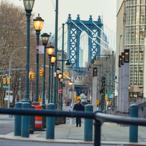 Downtown Brooklyn at Borough Hall A photo in downtown Brooklyn facing the bridge