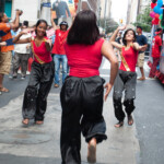 3 Dancers at the India Day Parade